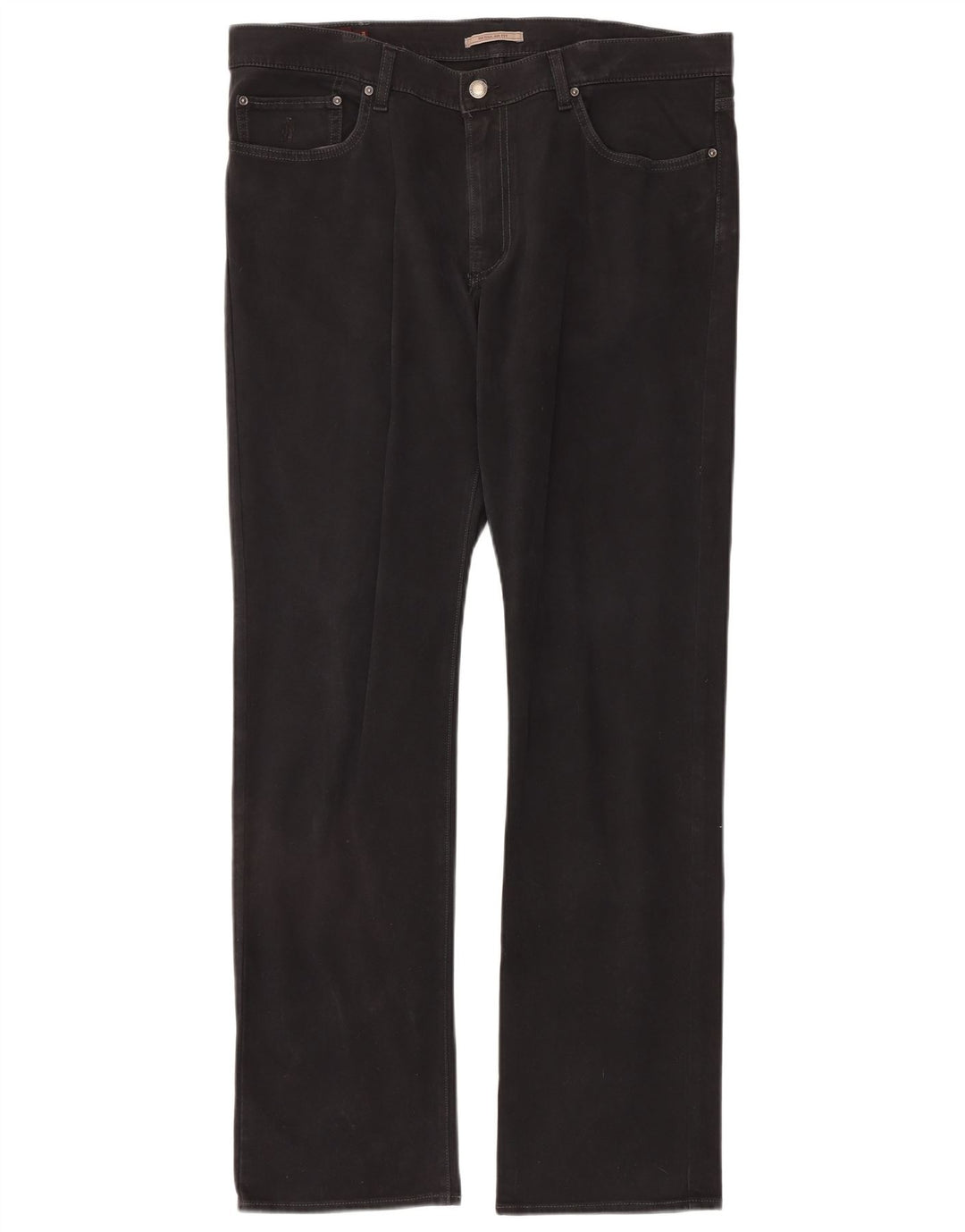 MARLBORO CLASSICS Blugi drepți cu ajustare normală pentru bărbați W36 L34 Bumbac negru