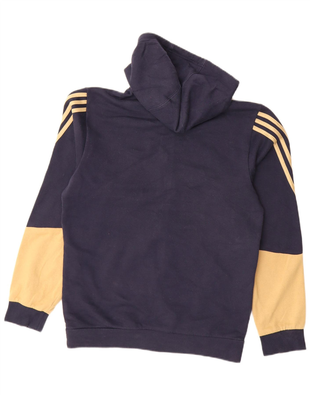 Pulover ADIDAS pentru bărbați, cu fermoar, din bumbac color-block, albastru bleumarin
