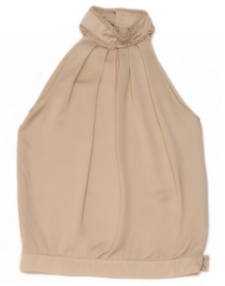 Top pentru femei Zara UK 14 Medium Bej Poliester