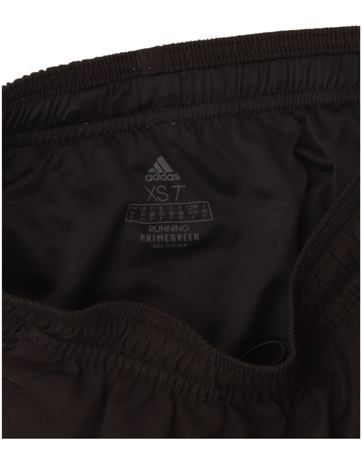 Pantaloni scurți sport ADIDAS băieți 6-7 ani XS poliester negru