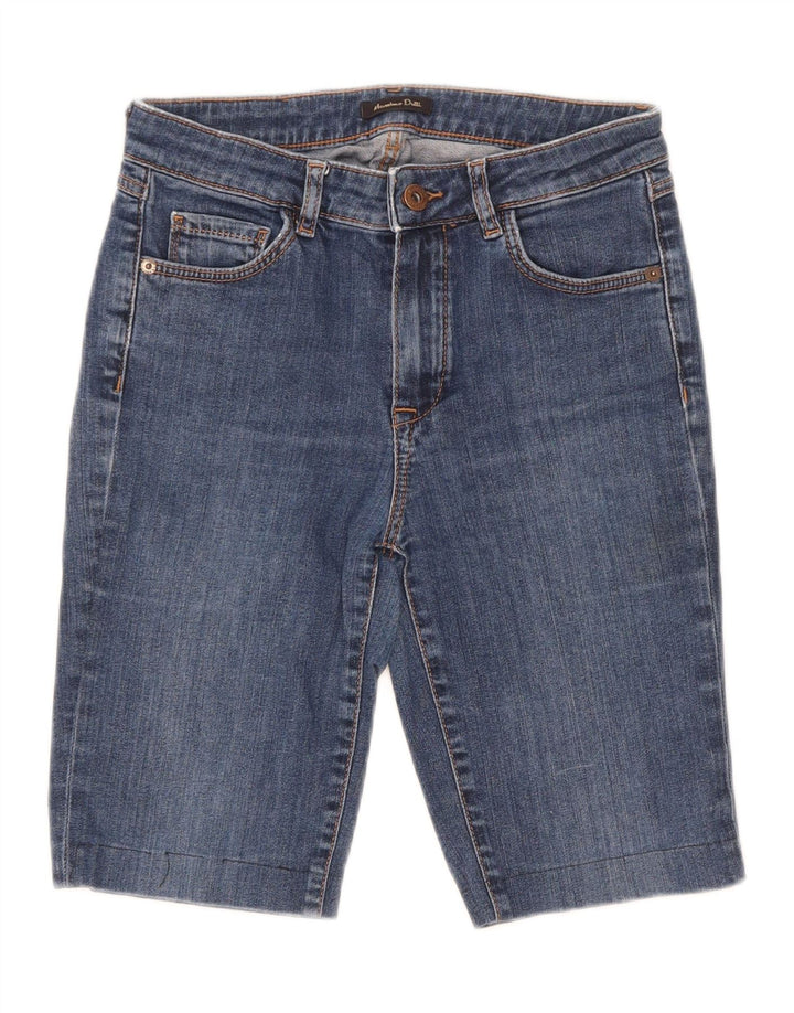 Pantaloni scurți din denim pentru femei Massimo Dutti, cu ajustare normală, EU 36 XS W26 Albastru