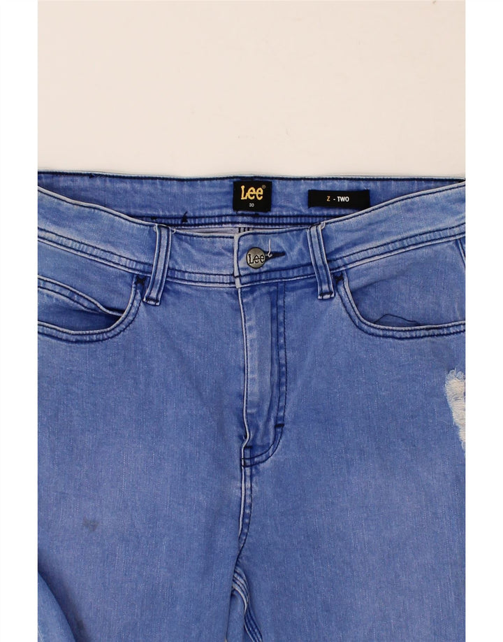 LEE Womens Distressed Skinny Jeans W30 L30  Blue Cotton Vintage Lee and Second-Hand Lee from Messina Hembry 