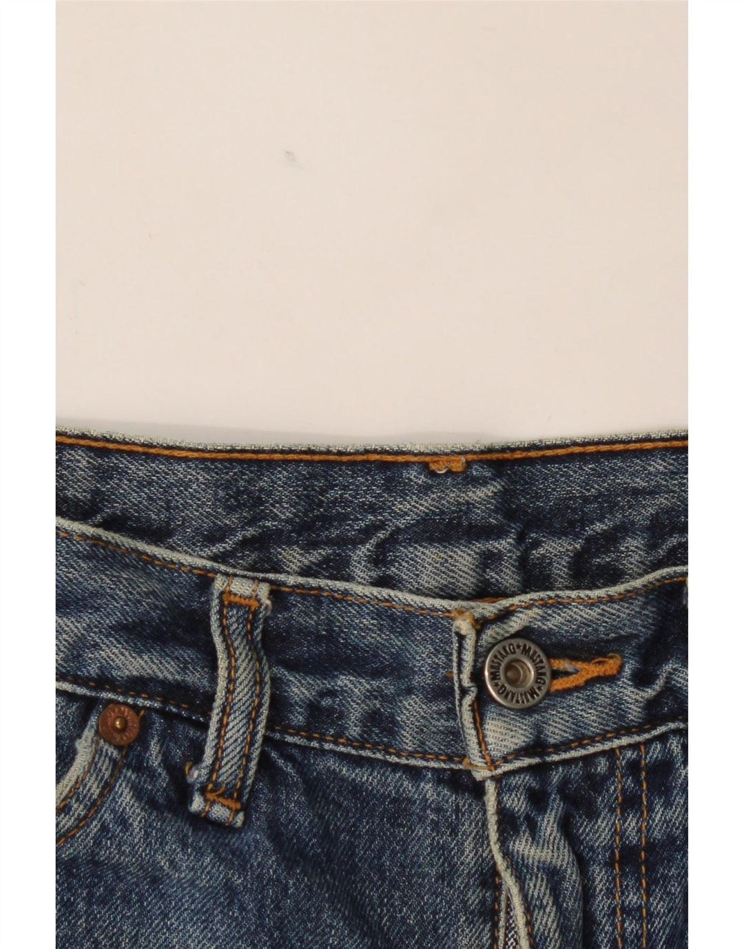 MUSTANG Womens Denim Shorts W30 Medium Blue Vintage Mustang and Second-Hand Mustang from Messina Hembry 