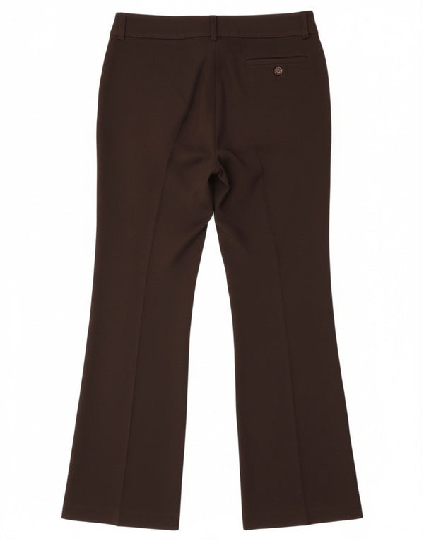 Max Mara Pantaloni de costum bootcut de weekend pentru femei UK 8 Small W27 L30 Maro