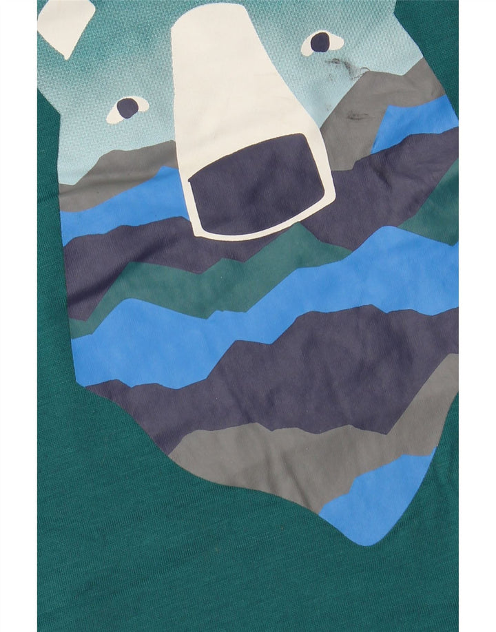 EDDIE BAUER Top grafic pentru baieti cu maneca lunga 13-14 ani mare verde