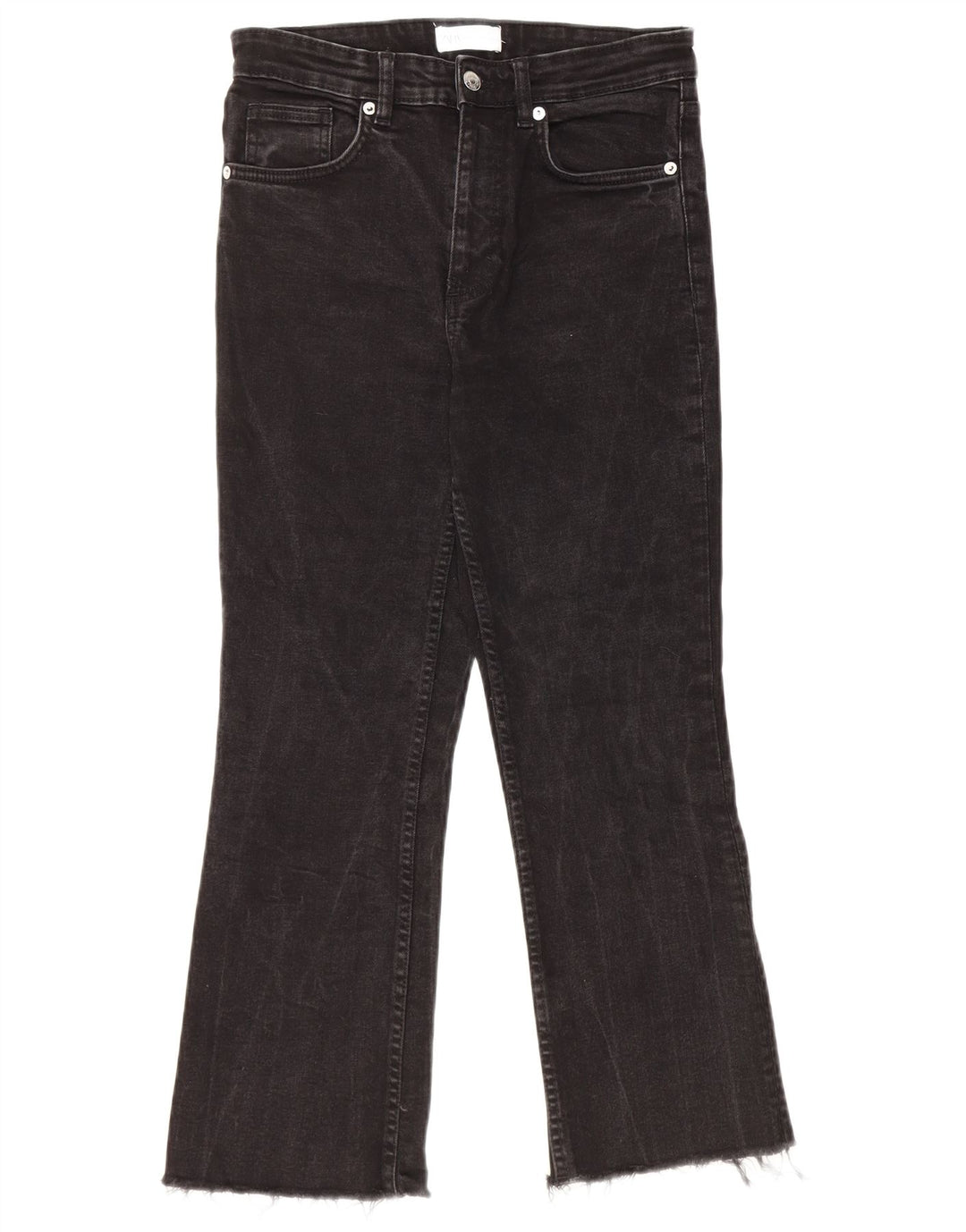 Blugi tăiați pentru femei ZARA EU 40 Medium W30 L24 Negri