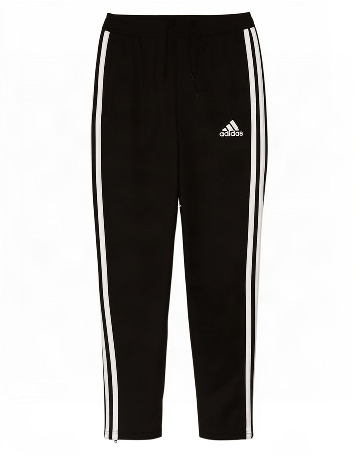 Pantaloni de trening Adidas pentru bărbați, poliester negru mic