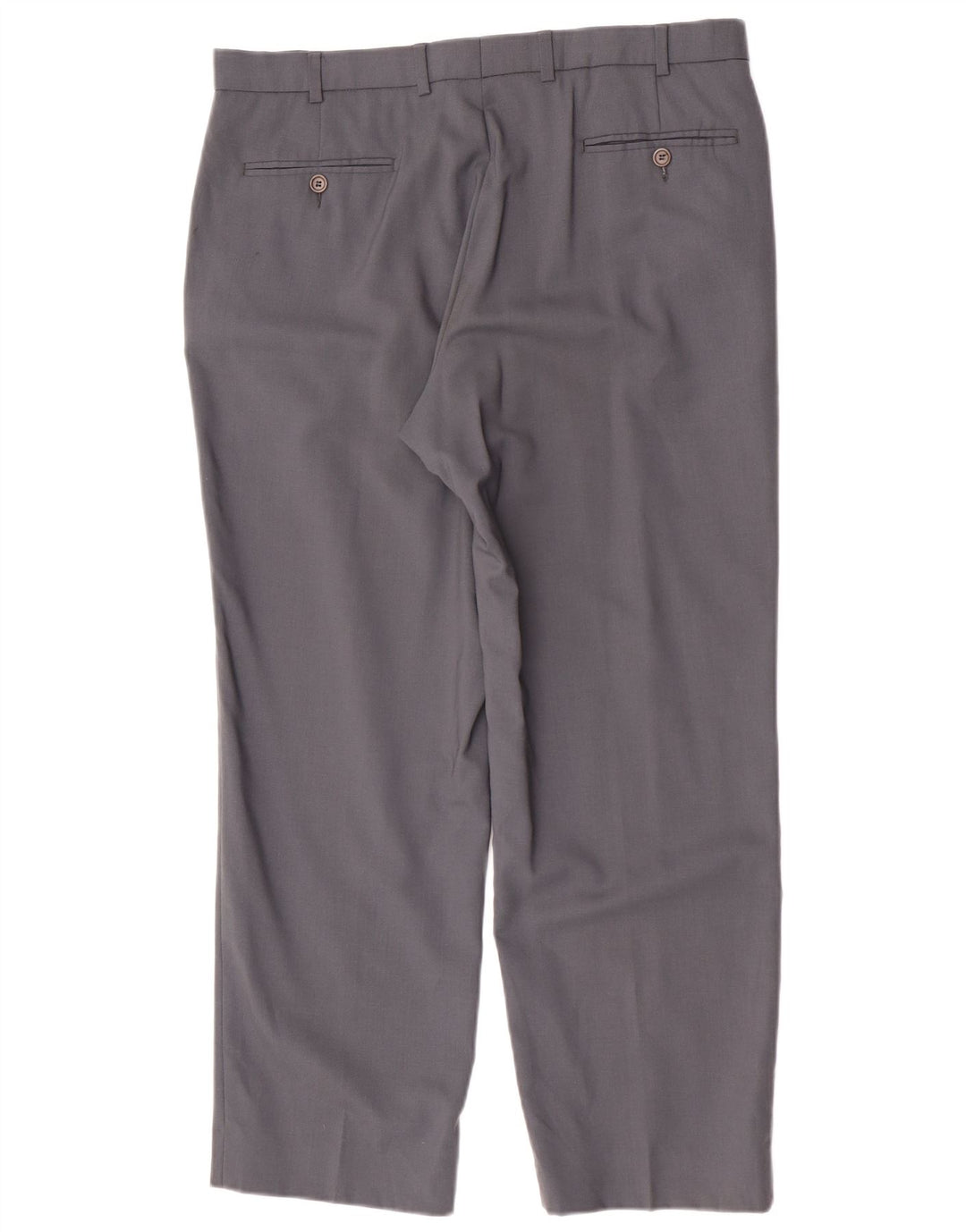 Marks & Spencer Pantaloni drepți pentru bărbați L36 L29 Lână nouă gri