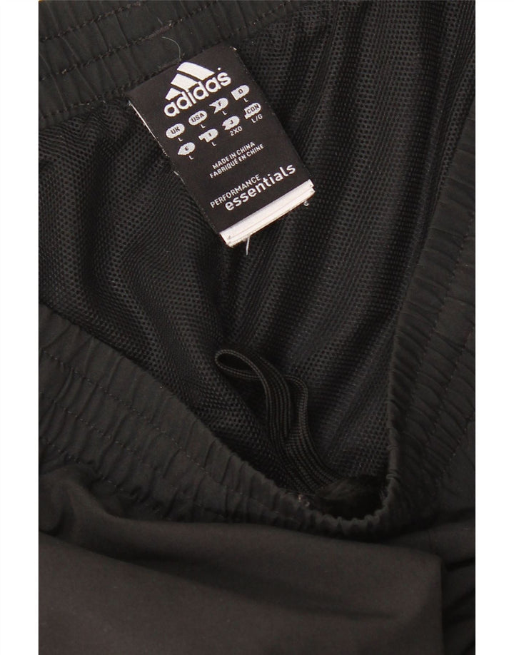 Pantaloni scurți sport pentru bărbați Adidas, mari, negru, poliester
