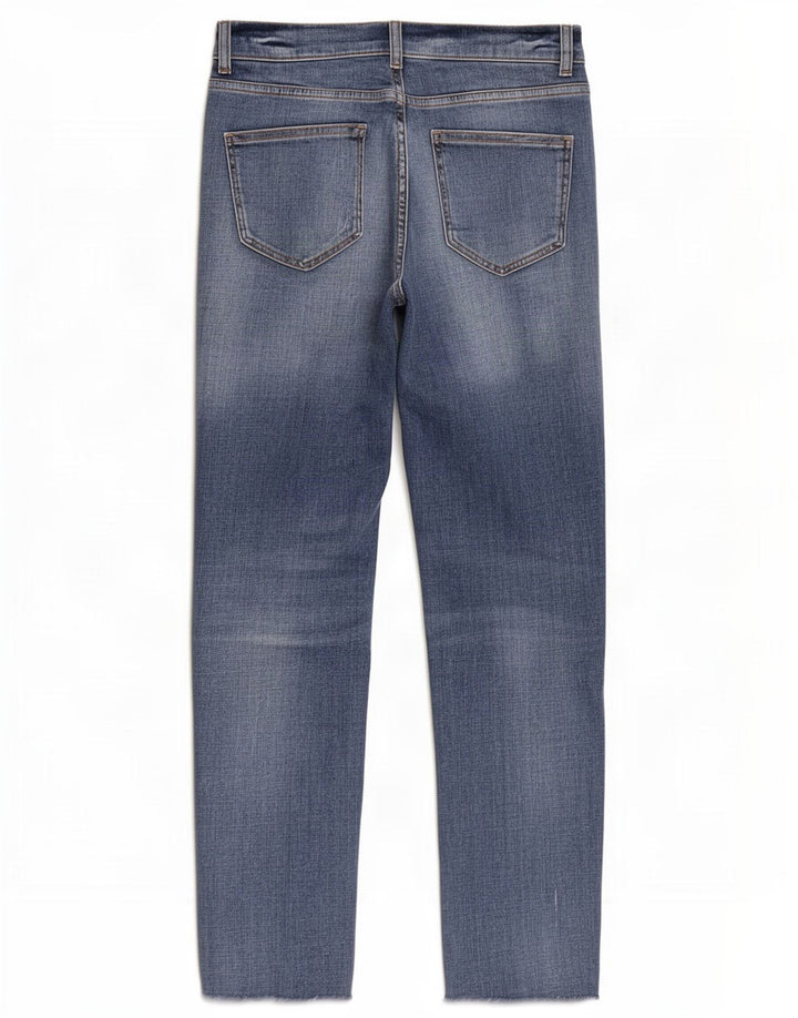Massimo Dutti Blugi slim pentru femei distressed EU 38 Small W28 L27 Blue
