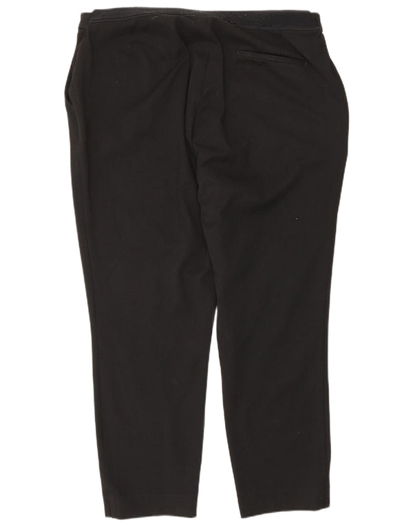 Pantaloni tăiați pentru femei Marks & Spencer UK 20 2XL W40 L27 Negru