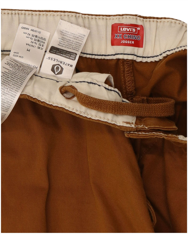 Pantaloni chino pentru bărbați Levi's Joggers Medium W32 L28 Maro Bumbac