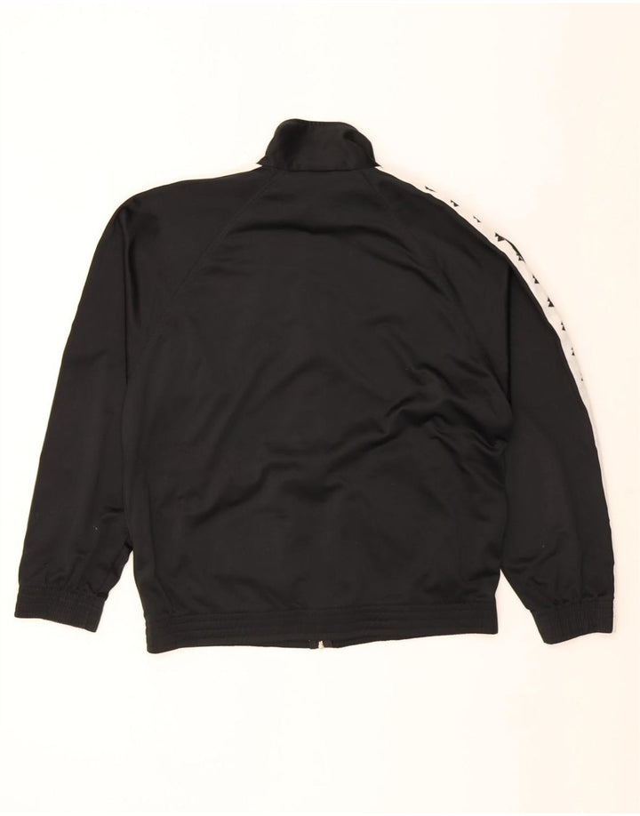 Jachetă de trening grafică Lotto pentru bărbați, mare, neagră