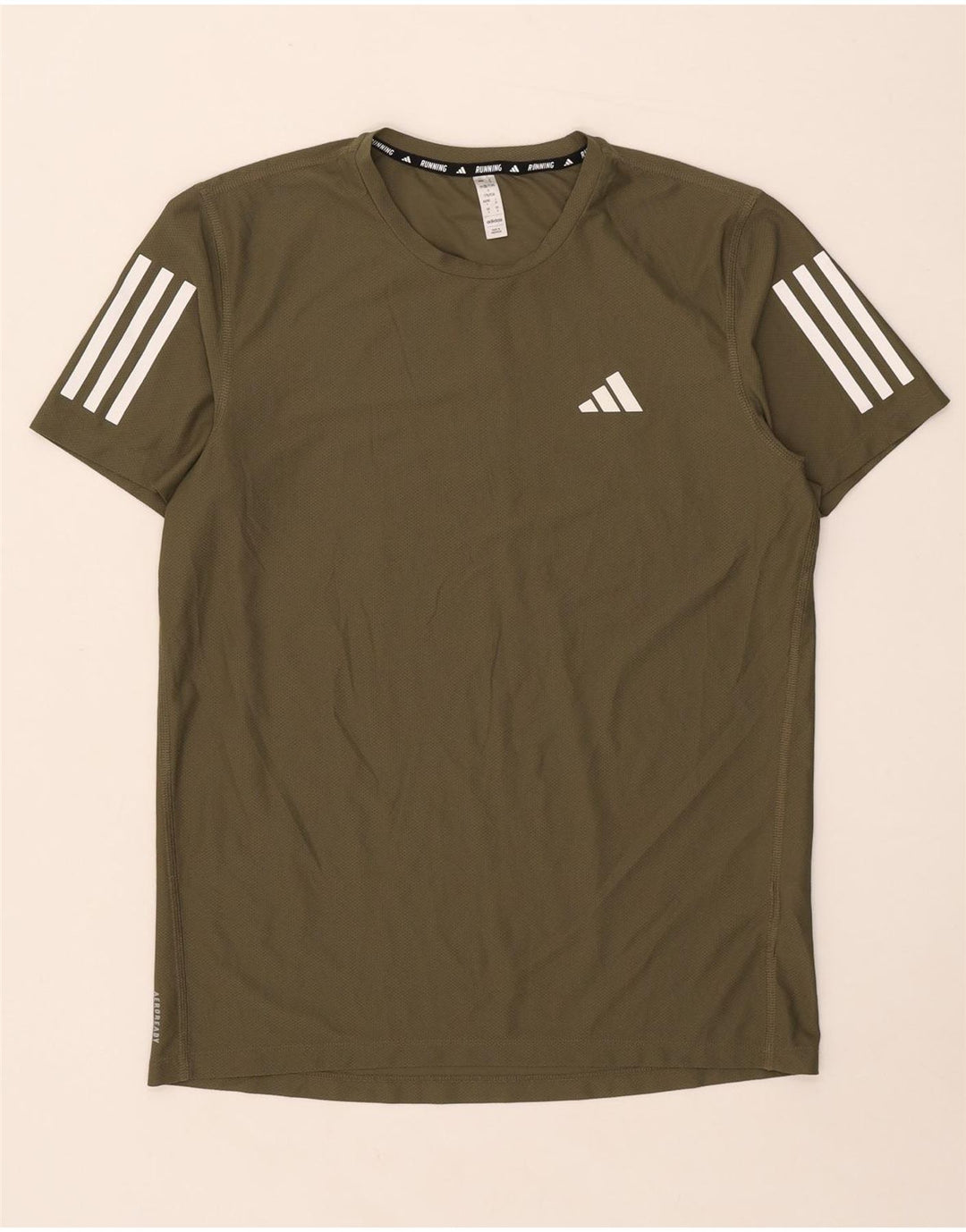 Tricou pentru bărbați Adidas Top mic Kaki Poliester