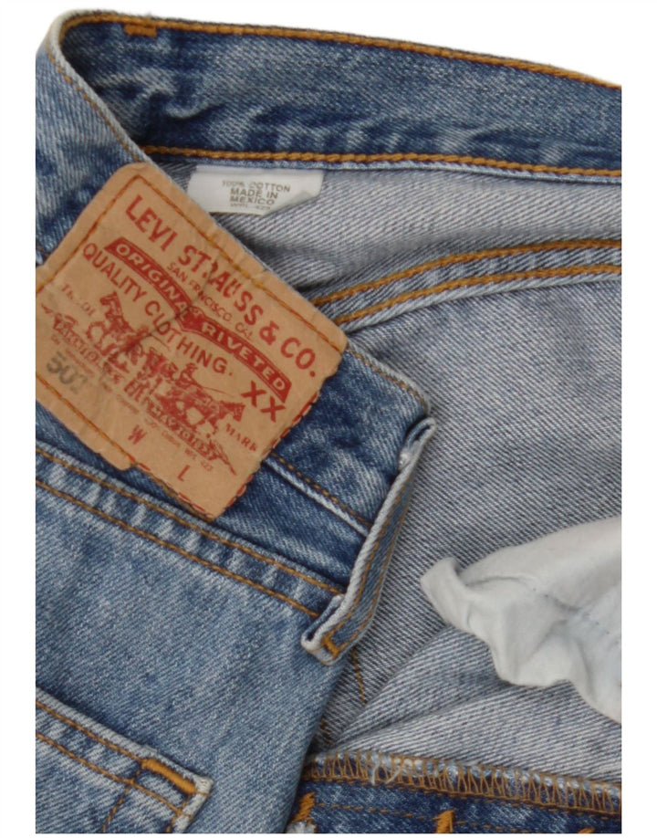 Blugi drepti pentru bărbați Levi's 501 W29 L28 Bumbac albastru