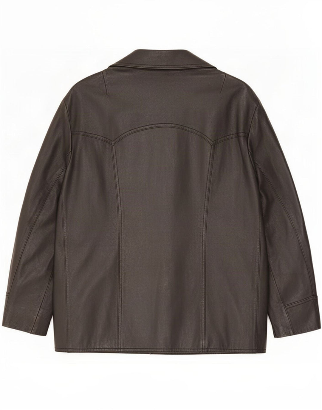 Jachetă de piele vintage pentru bărbați UK 36 Small Black