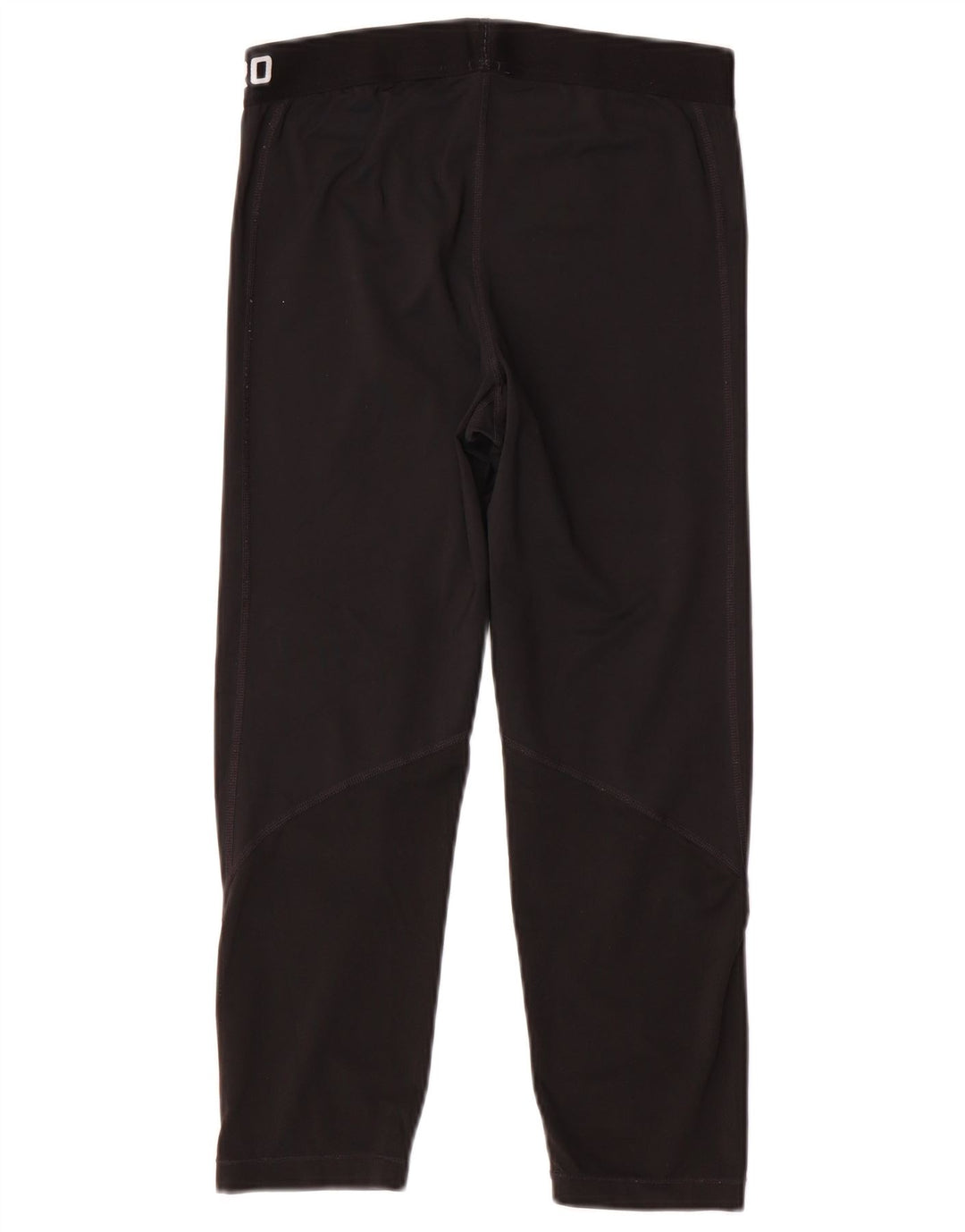 Leggings Nike Dri Fit Graphic Capri pentru femei UK 12 Poliester mediu negru