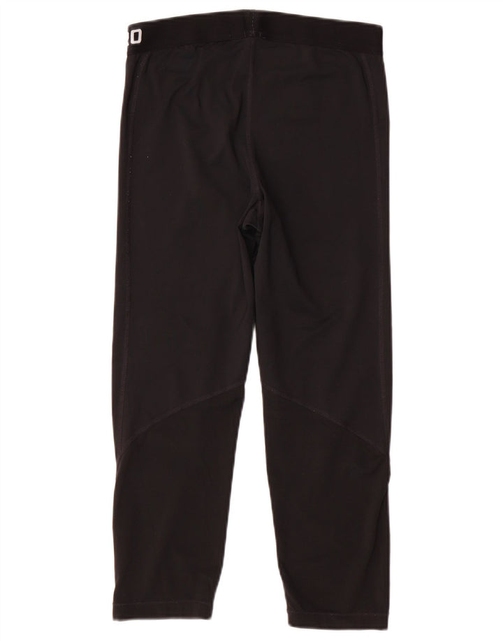 Leggings Nike Dri Fit Graphic Capri pentru femei UK 12 Poliester mediu negru