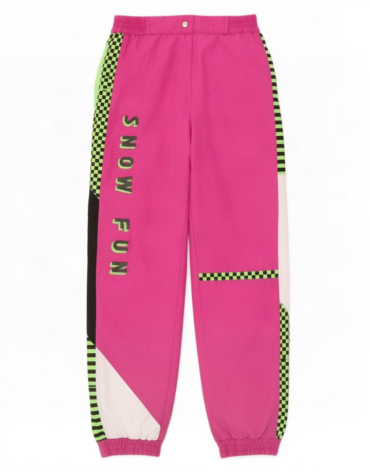 Pantaloni de schi pentru femei Rodeo cu grafică EU 38 Roz mediu Poliester color bloc
