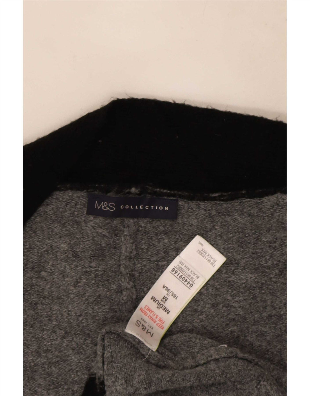 Pulover cardigan cu paragate pentru femei Marks & Spencer UK 14 Medium Black
