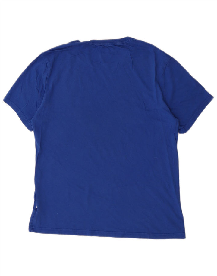Tricou grafic Converse pentru bărbați Top mediu albastru bumbac