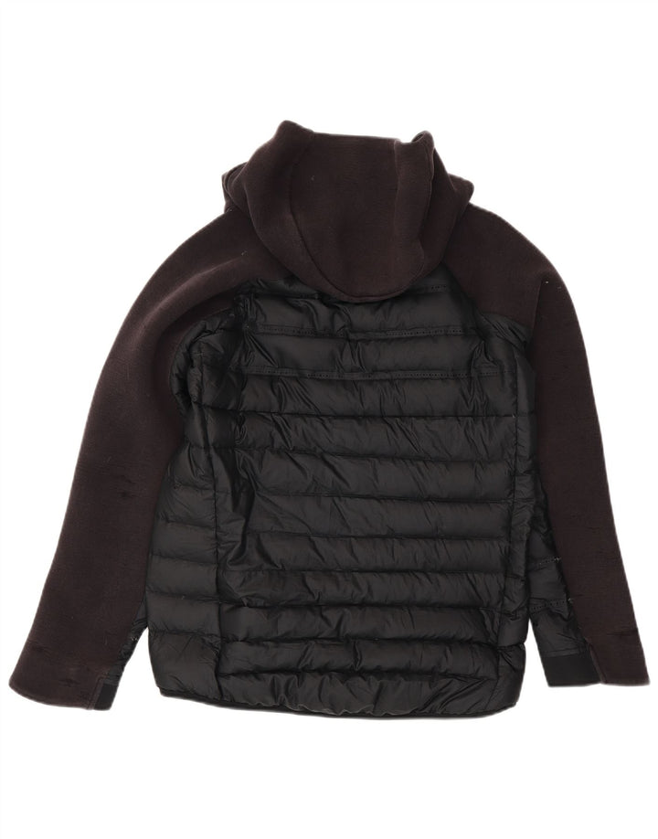 Jachetă căptușită cu glugă Nike pentru băieți 13-14 ani XL, negru, poliester color bloc