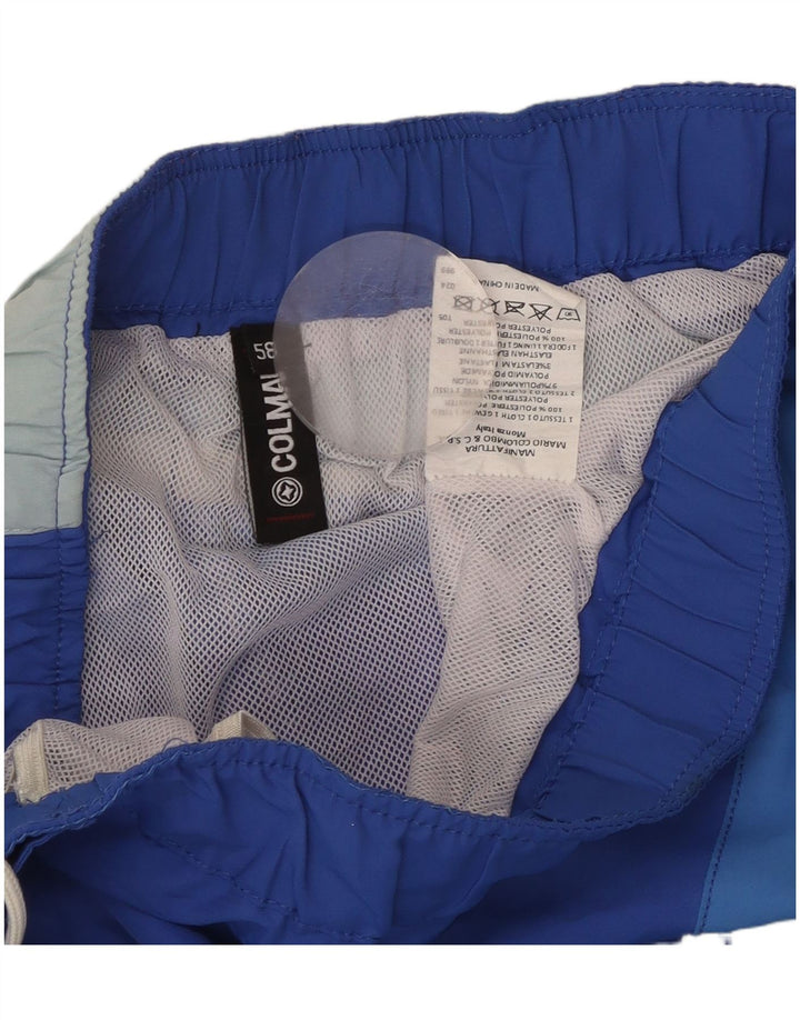 Pantaloni scurți de înot cu grafic pentru bărbați COLMAR IT 58 XL, albastru, poliester color bloc
