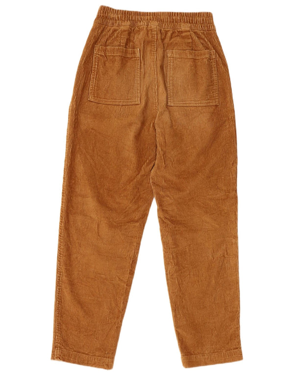 Pantaloni Gap pentru femei, din velur, XS W25 L26, maro, bumbac