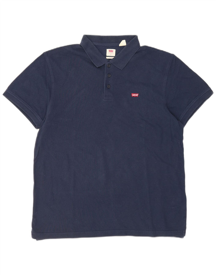 Cămașă polo standard pentru bărbați Levi's, mare din bumbac bleumarin