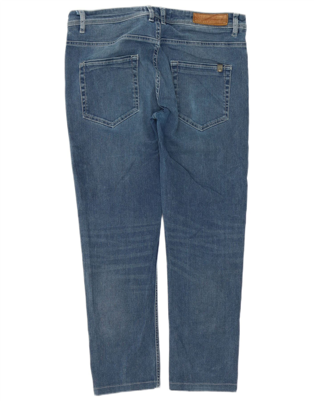 Blugi slim pentru bărbați Zara EU 42 Large W32 L26 Albastru