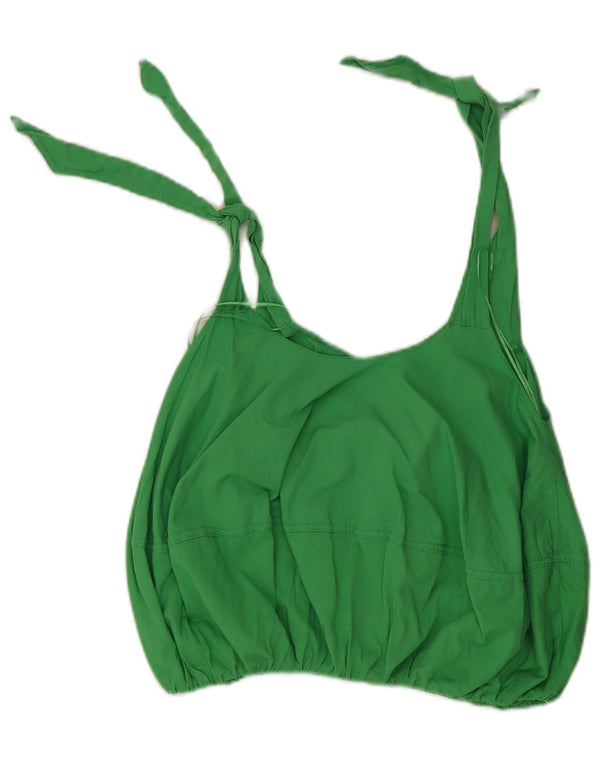 Crop Top pentru femei Zara UK 8 Small Green