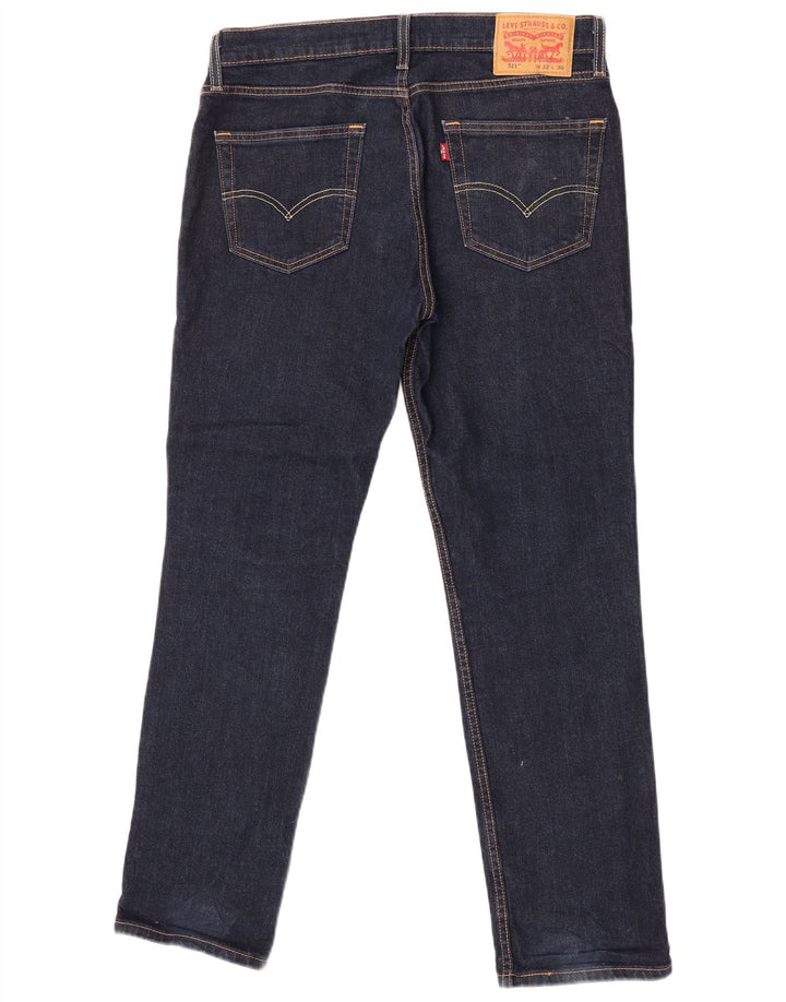 Blugi pentru bărbați Levi's 511 Slim W32 L30 Bumbac bleumarin