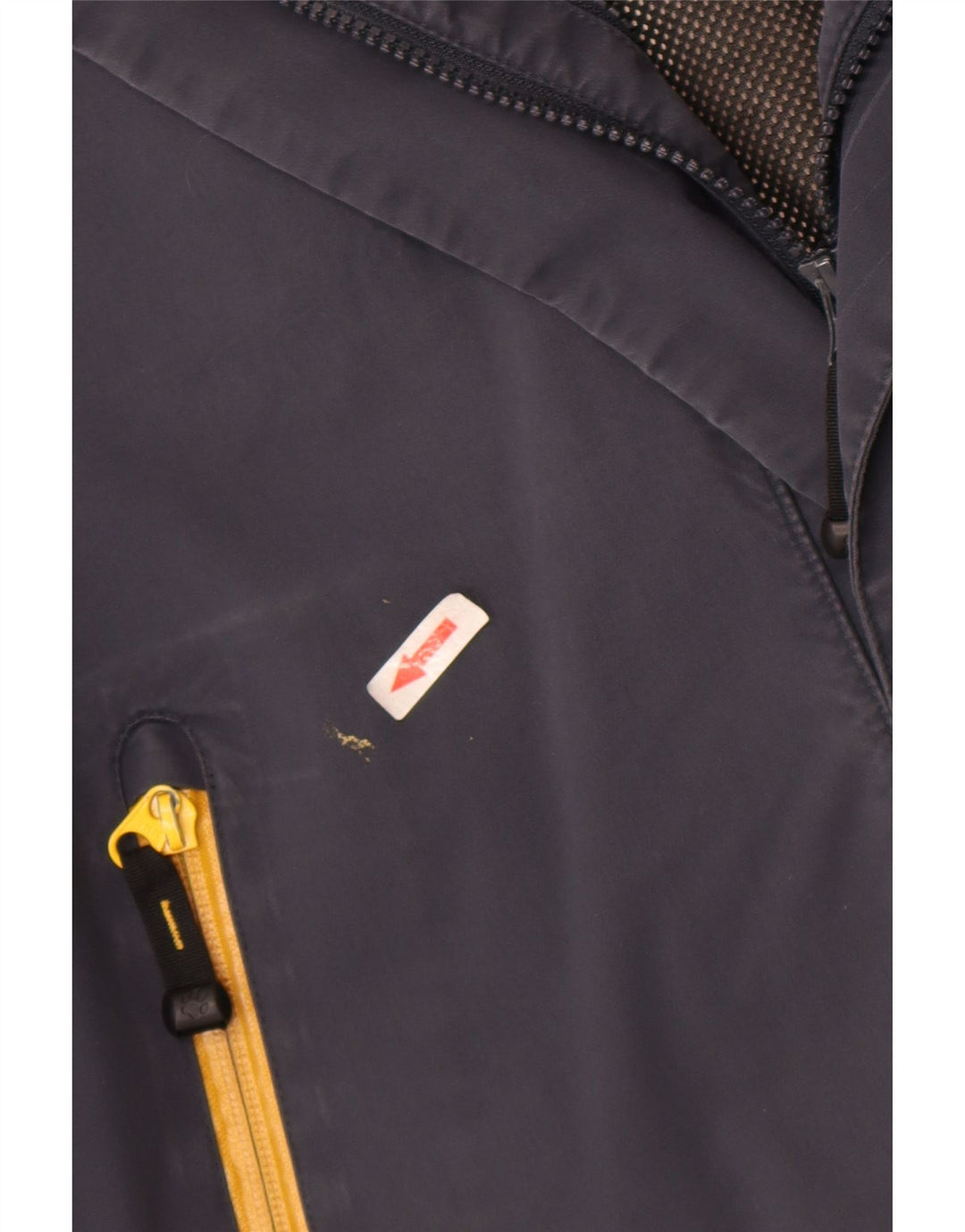 Jack Wolfskin Jachetă de ploaie cu glugă pentru bărbați Marea Britanie 40/42 Poliamidă mare bleumarin