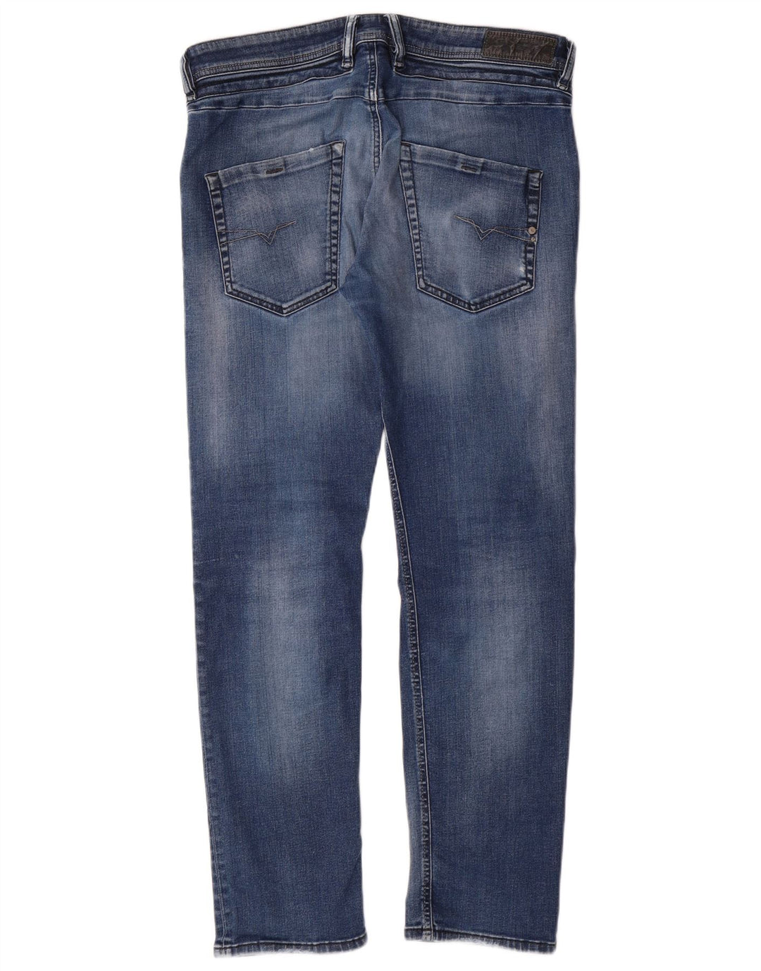 Diesel pentru femei Belther Regular Slim Fit Tapered Jeans W32 L30 Blue Bumbac