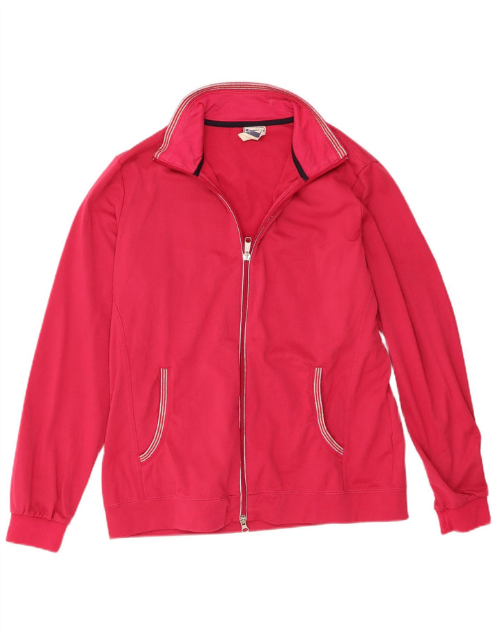Jachetă de top pentru trening pentru femei Champion Easy Fit UK 14, mare, roz, poliester
