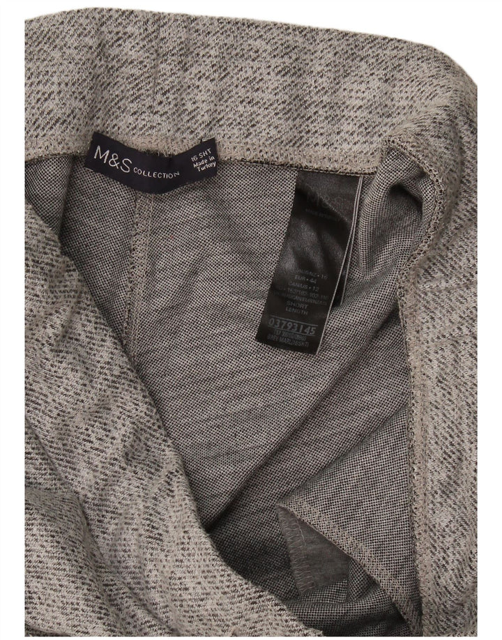 Pantaloni de trening pentru femei Marks & Spencer UK 16, largi, gri pete