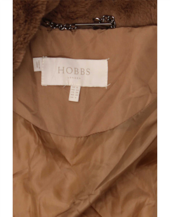 Pleton căptușit pentru femei Hobbs UK 8 mic maro poliester color bloc