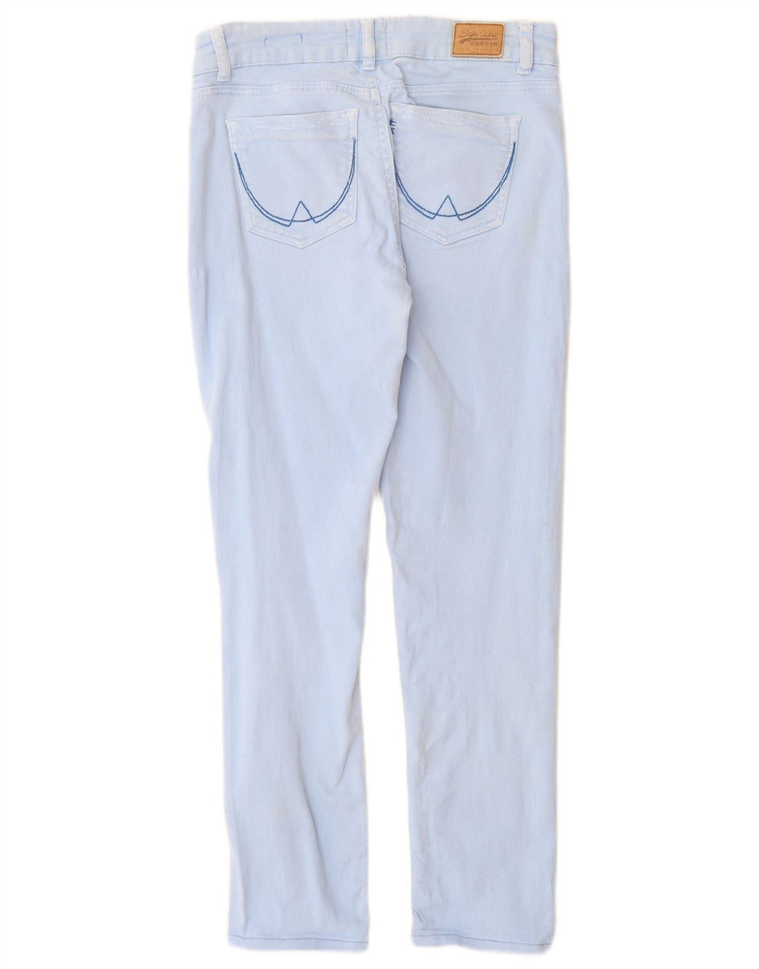 Blugi Superdry Super Skinny pentru femei W26 L27 Albastru