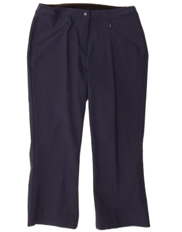 Pantaloni casual Rohan pentru femei Bootcut UK 12 Medium W30 L26 Bleumarin
