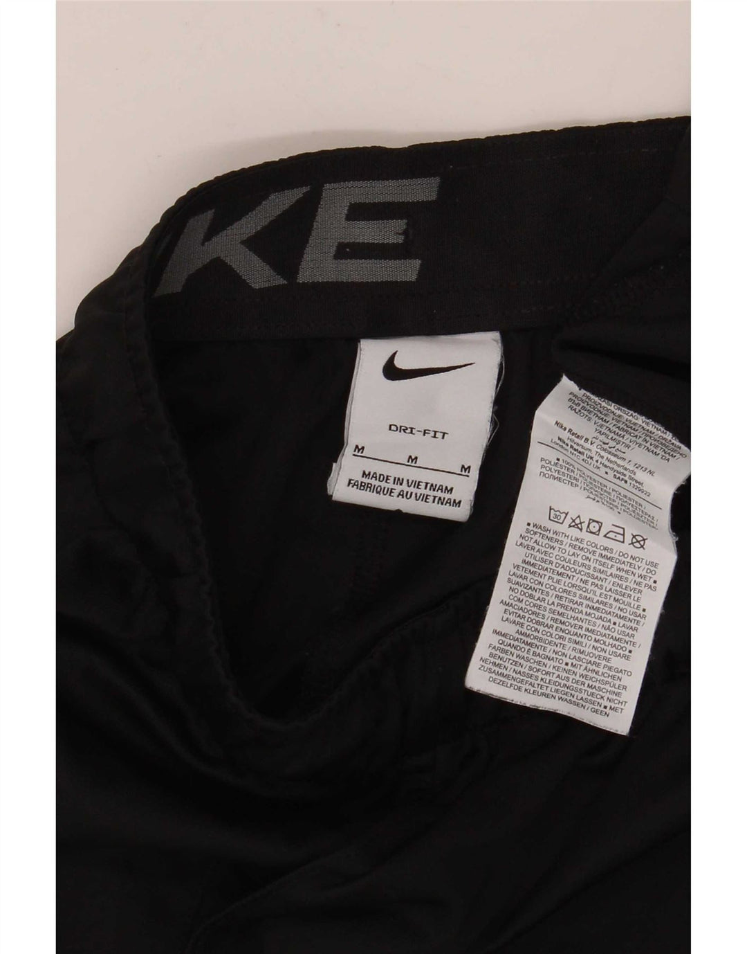 Pantaloni scurți sport Nike Dri Fit pentru bărbați, poliester mediu negru