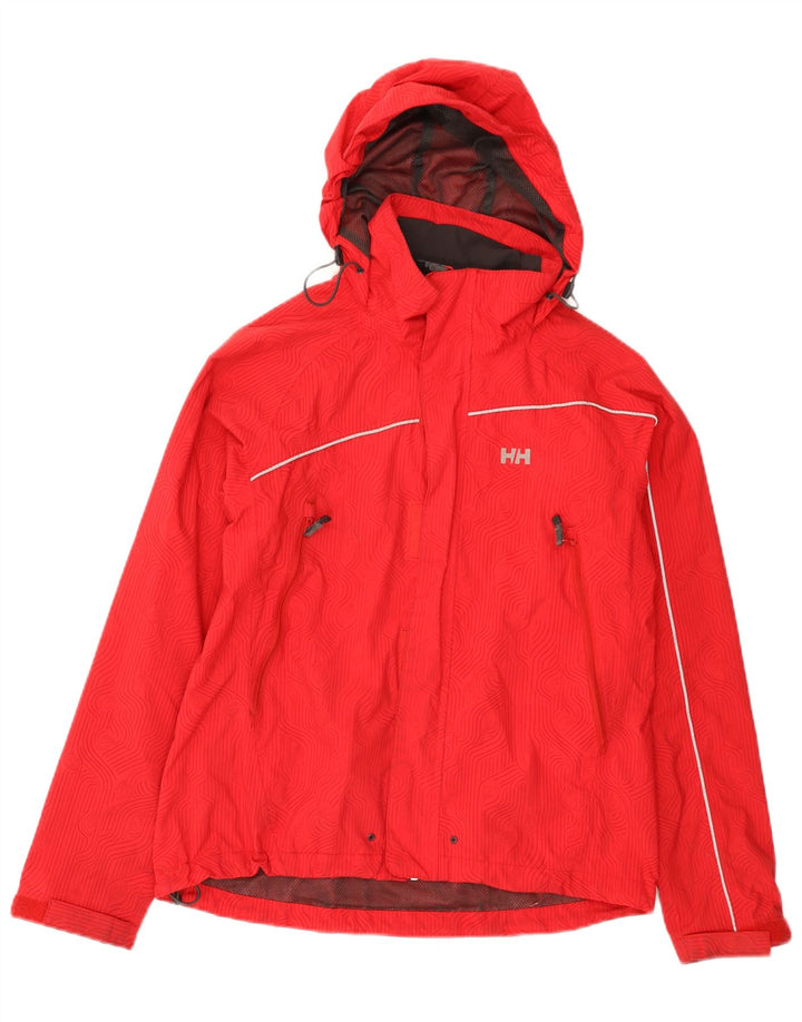 Jachetă de ploaie cu glugă pentru bărbați Helly Hansen UK 36 Poliamidă roșie mică
