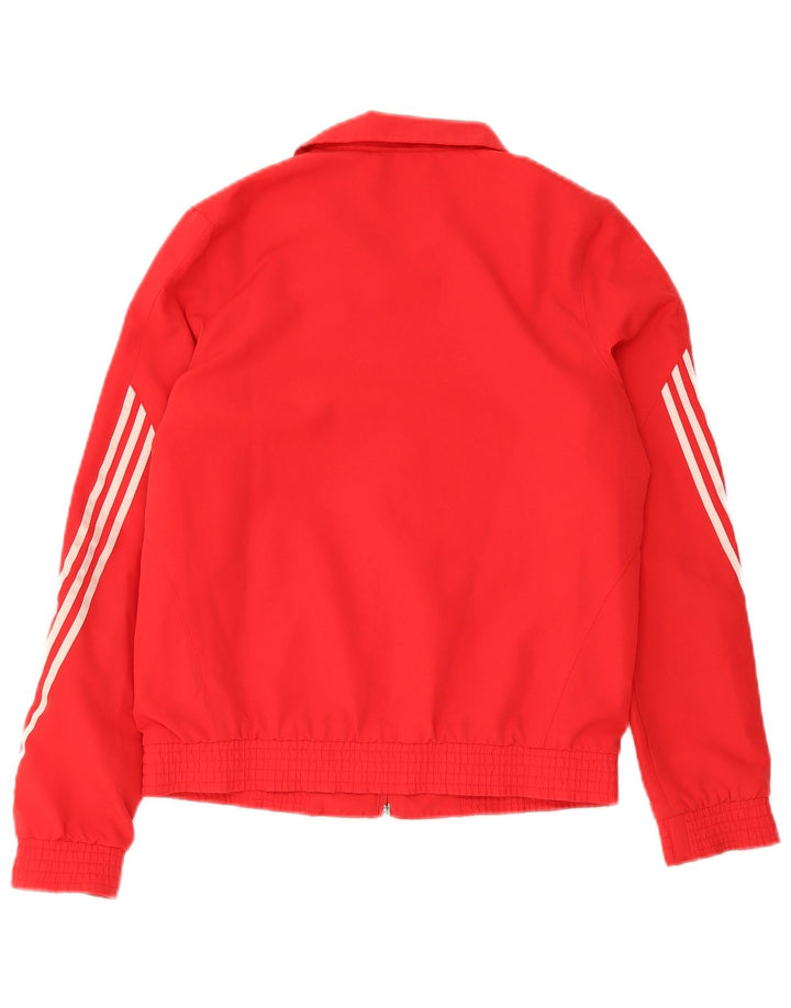 Jachetă Adidas Fete Trening Top 13-14 Ani Poliester Roșu
