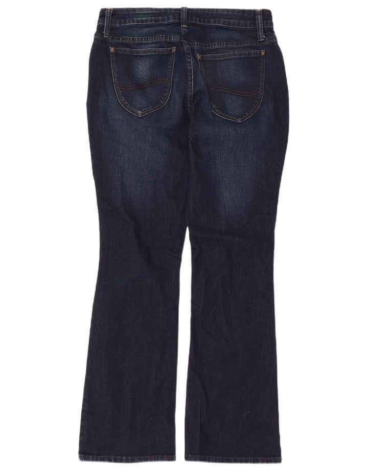 Blugi Lee pentru femei cu talie medie, cu talie medie US 8 Medium W30 L27, bumbac bleumarin