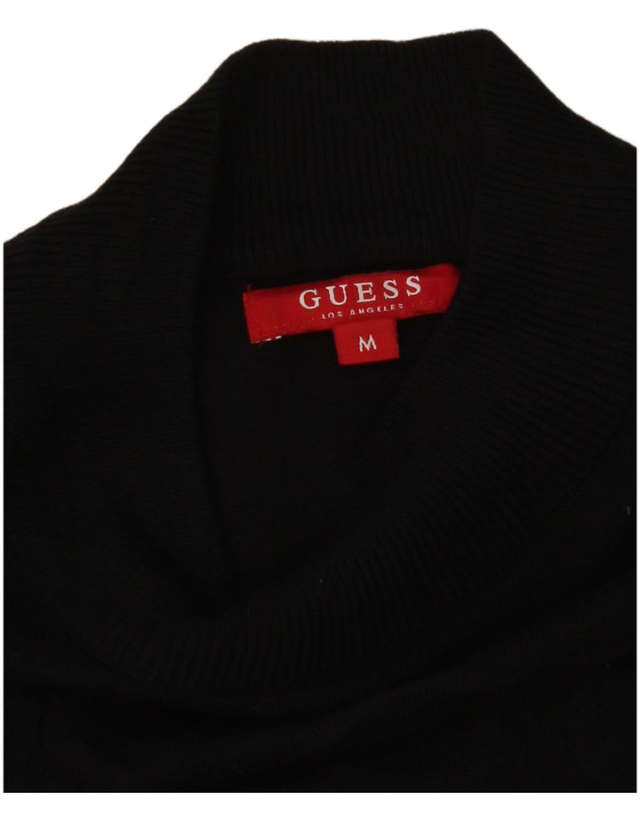 Rochie cu jerseu grafic Guess pentru femei UK 12 Medium Black Viscose