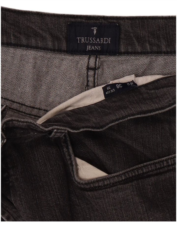 TRUSSARDI Blugi drepti pentru bărbați W36 L29 gri