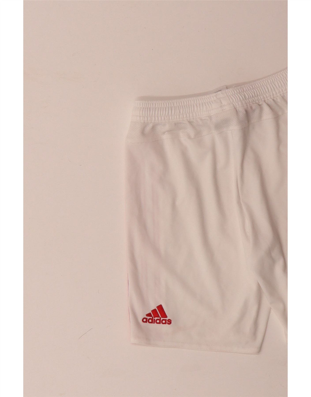 Pantaloni scurți sport Manchester United ADIDAS 9-10 ani, alb, poliester