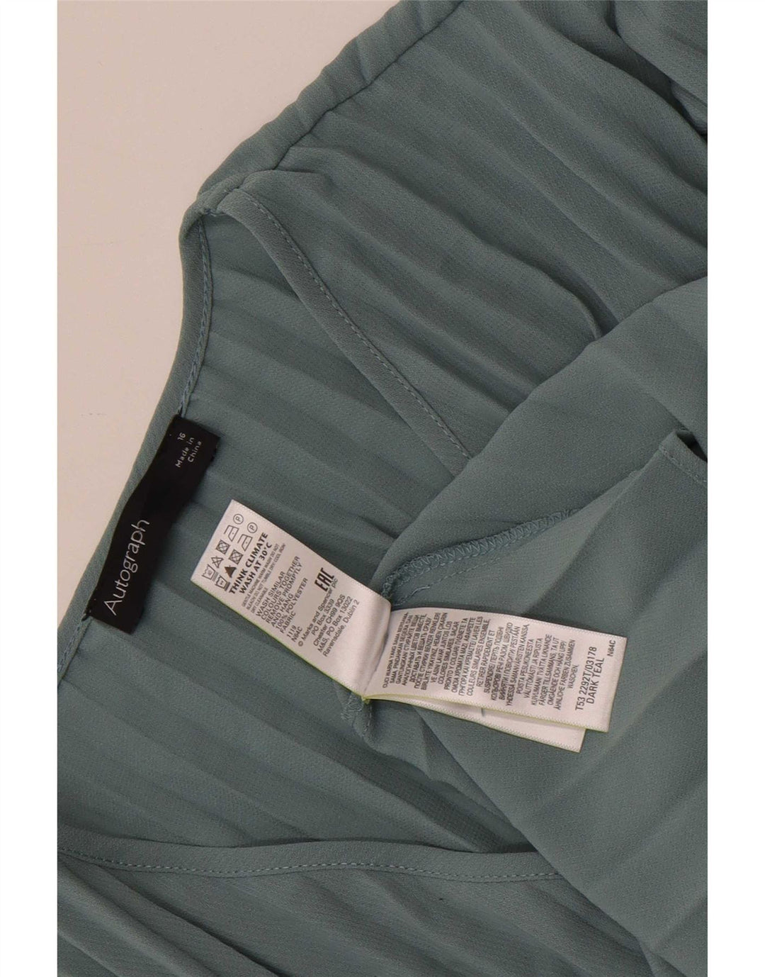 Bluză cu mânecă lungă pentru femei Marks & Spencer Autograph UK 16 Large Blue