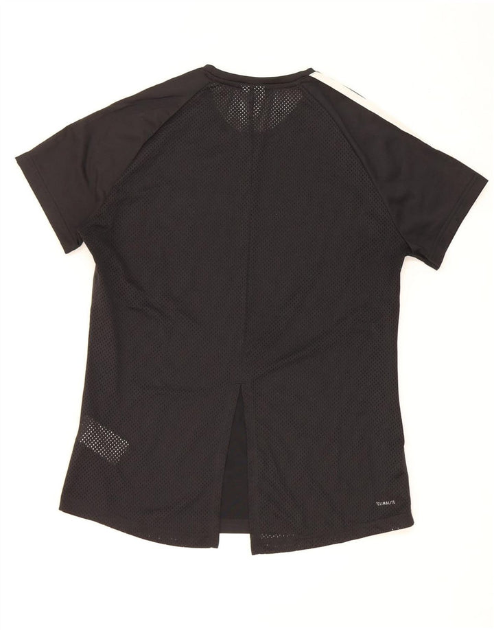 Tricou Adidas Climalite pentru femei Top UK 12/14 Poliester mediu negru