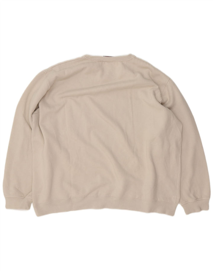 Pulover grafic pentru bărbați KAPPA, 4XL, bumbac alb