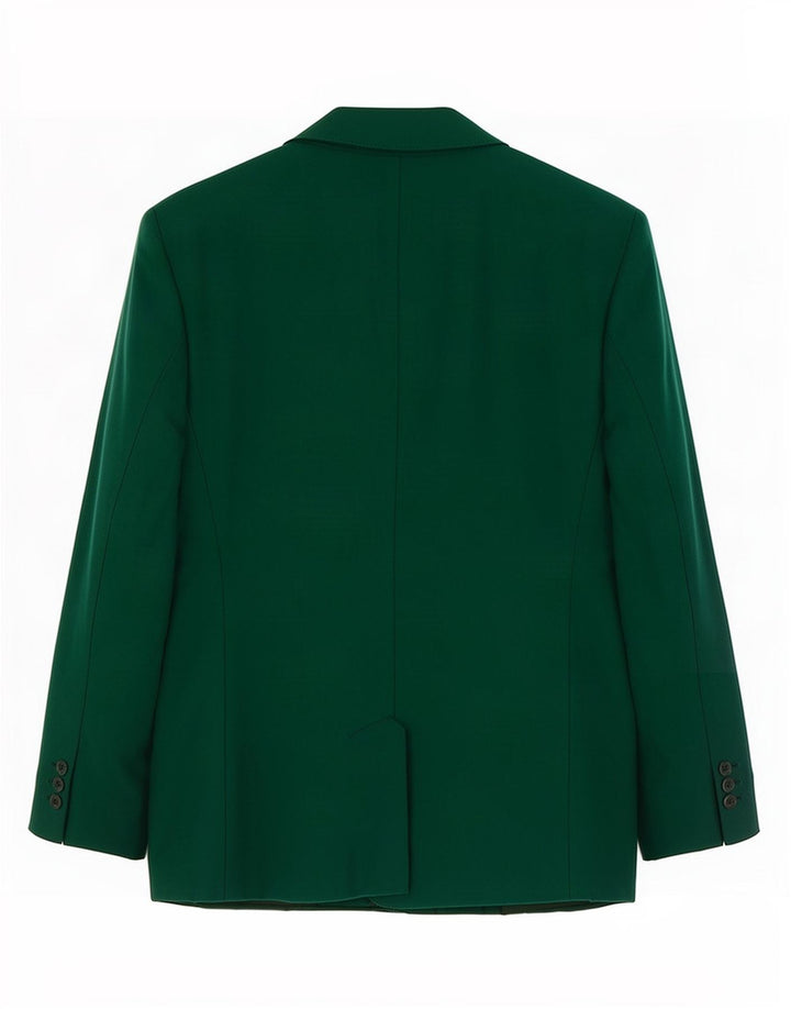 Jachetă vintage pentru femei cu 5 nasturi, UK 10, verde mică